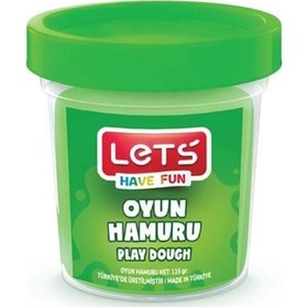 Resim Lets Oyun Hamuru 115 Gr Yeşil 2 Adet 