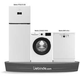 Resim Beko 3 lü Bahar Çeyiz Paketi-10 (BM 4144 + CMXD 9100 + 970475 EB) 