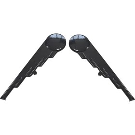 Resim Spibicyy Siyah Speed Ball Wing Harley Sportster Road King Street Glide Flhx Flhxs'ye Uygun (Yurt Dışından) 