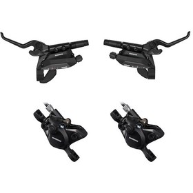 Resim Shimano St-ef515+br-mt200 Hidrolik Disk Fren Vites Seti 3x8v Siyah 