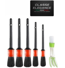 Resim BalcıoğluSRV Araba Detay Temizlik Fırçası 5+1 Set 
