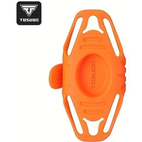 Resim Topshop1 Tosuod Turuncu Bisiklet Telefon Tutucu Titreşim Önleyici Emniyetli Kayışlı Turuncu 