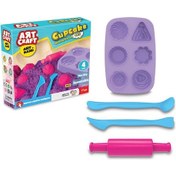 Resim Art Sand Kap Kek Kum Seti 500 Gr. - Oyun Kumu Seti - Kinetik Kum Seti - Natural Kum - Kapkek Kum Renkli 