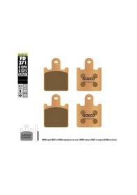Resim Kawasaki Ninja Zx-6r Ön Fren Balatası 2007-2008 Galfer Sinter Metal 