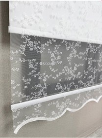 Resim Bbb Blackout Işık Geçirmez Çift Mekanizmalı Tül Stor Perde Beyaz Ts4003bl Beyaz 