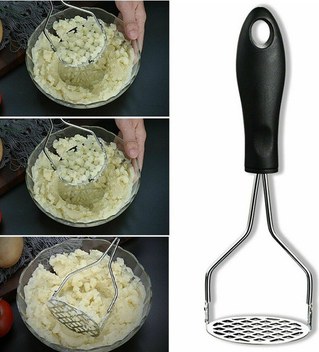 Paslanmaz Çelik Patates Ezici, Profesyonel Mutfak Sapı