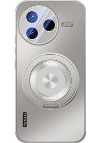 Resim Xiaomi Poco F7 Ultra 5g Kılıfı Magsafe Kickstand Tpu Pc Isı Dağıtıcı Telefon Kılıfı İle Uyumlu - Gri Gri 