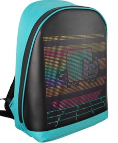 Resim Tastech Led Ekranlı Motorsiklet Çantası Bluetooth APP Kontrollü Okul Sırt Çantası Gift Yazı Resim Pixell 