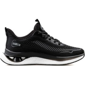 Resim Kids Club Shoes Gamelu Stark Air Bosth Erkek Spor Ayakkabı SİYAH-BEYAZ 