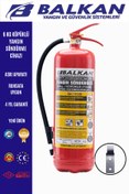 Resim Balkan Ticaret 6 kg köpüklü yangın söndürme cihazı +Askı aparatı 