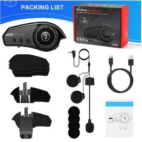 Resim Vothoon BT35 Kask Kulaklık Bluetooth 5.0 Motosiklet Interkom Su Geçirmez Kablosuz Kulaklık 