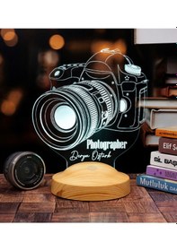 Resim Fotoğrafçı Hediyesi DSLR Fotoğraf Makinesi Kişiye Özel Gece Lambası 