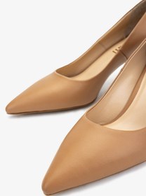 Resim Valmenti Kadın Hakiki Deri Taba Deri Stiletto VLM4894 