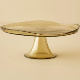 Resim Bella Maison Geo Kek Standı Yeşil (27x10 cm) 