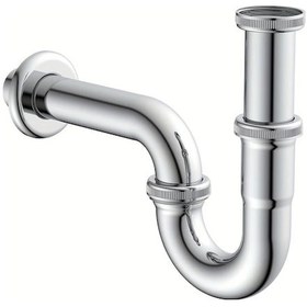 Resim Motion003 1 Adet Paslanmaz Çelik P Tipi Sifon Duşakabin Lavabo Tahliye Sistemi Su Contası 