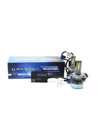 Resim Photon Milestone Katana H4 Led Far Ampulü Ml2654 12v-24v Uyumlu Saf Beyaz 