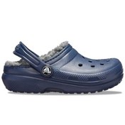 Resim Navy/Charcoal Kız Çocuk Crocs Classic Lined Clog Çocuk Terlik 207 Crocs