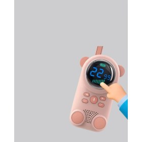 Resim MiraLive Bebek Telsizi LCD Ekran Vox Iki Yönlü Iletişim USB Şarj Hafif 