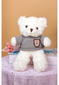 Resim Chavin 30 Cm Beyaz Hediye Peluş Oyuncak Ayıcık Ayi-05 Beyaz 