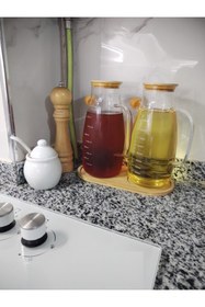 Resim BACK SINE Bambu Yağdanlık Altlığı - İki Bölmeli - Sosluk Sirkelik Altlığı 1 Adet 