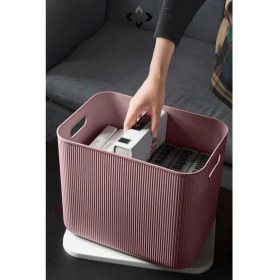 Resim Mor 21 Lt Saklama Kutusu, Dolap Içi Düzenleyici ve Sepet Seti 
