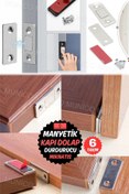 Resim Genel Markalar ManYEEtik Kapı Durdurucu 6 Takım - Mobilya Kapıları İçin Güvenli Koruma, Vurma Önleyici Tasarım 