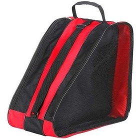 Resim Ganzhoushop Suntek Paten Örgü Kırmızı Cepli Tote Çanta Buz Pateni Kırmızı 