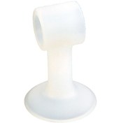 Resim Xindoker Gürültü Engelleme Silikon Kapı Kolu Paspası - Duvarı Ve Kapıyı Korumak İçin Yumuşak Çarpma Önleyici Beyaz Daireli 