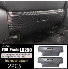 Resim Chuangyinshop Toyota Prado Lc250 Arka Koltuk Tekme Koruyucusu 2024+ Modeller Icin 2 Parca 