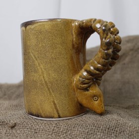 Resim Koç Başlı Kulp Kahve Kupası 