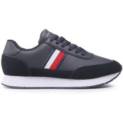 Resim Tommy Hilfiger Tommy Hılfıger Core Eva Runner Corporate Lea Erkek Ayakkabı Fm0fm04397-dw5 