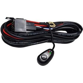 Resim Pazly Led Işık Çubuğu Kablo Demeti Kiti, 300w 2 Yol Açar K21807b-3 