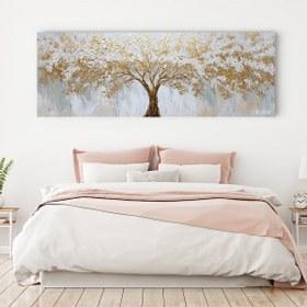 Resim Kahverengi Ağaç - 140x50 