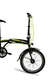 Resim Bisan FX 3500 Tourney 7 Vites 20" Katlanır Bisiklet - Sarı (Dinamo Farlı, Alüminyum ve Kompakt) 