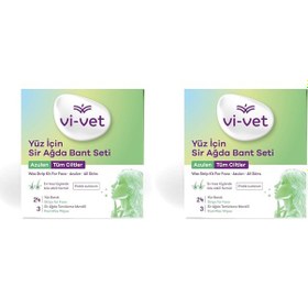 Resim Vi-vet Sir Ağda Bandı Yüz İçin Azulen, 24 Adet 2 Paketi 