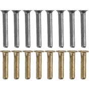 Resim Şemsiye Kaburgaları İçin 16 Adet Perçin Şemsiye Perçin Parçaları Şemsiye Destek Perçinleri Şemsiye Restorasyon Onarım Perçinleri Şemsiye Metal Bağlantı Elemanları 