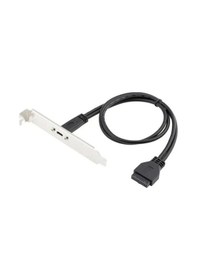 Resim 19 pin usb 3.0 to 3.1 panel tipi type-c dönüştürücü 