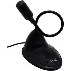 Resim Unico T21 Siyah Masa Üstü Pc Laptop Bilgisayar Uyumlu Mikrofon 