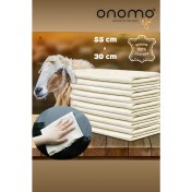 Resim Onomo Life %100 Gerçek Koyun Derisi Güderi Temizlik Bezi 55CM x 30CM 1 Adet 