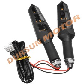 Resim Motosiklet Kayan Bukalemun Led Sinyal Takım Takım 