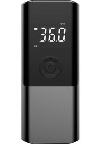 Resim Dijital Araç Lastik Hava Şişirme Pompası Led Işıklı Taşınabilir Şarjlı Siyah 