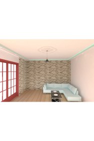 Resim Motifpiyer Lamba Tavan Göbeği DUZ-3K-MODEL-YONCA-87CM-DIŞ Çitalı 