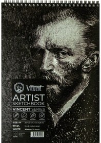 Resim Vıncent Artıst Sketchbook Whıte 90gr A4 50 Sayfa 
