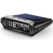 Resim Symbee Araç Hud Ekranı: Gps, Hız Alarmı, Güneş Enerjili, Lcd Ekran, Hız, Zaman, Rakım Ve Sıcaklık Gösterimi 