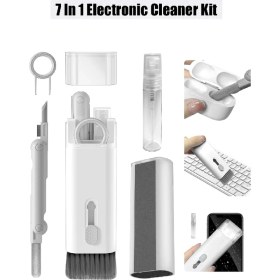 Resim The Wlue 7in1 Çok Fonksiyonlu Bilgisayar Laptop Klavye Telefon Kulaklık Airpod Temizleyici Fırça Kit 
