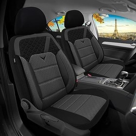 Resim Oto Pandami Volvo S40 Cross Country 2012 Uyumlu 1+1 Gri Koltuk Kılıfı 