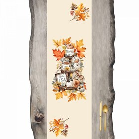 Resim Sonbahar Serisi Balkabakları - Balkabağı Ranır- Runner 45 x 140 cm 