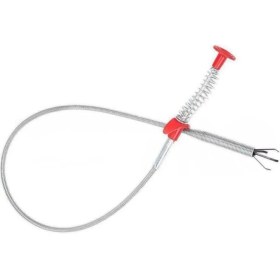 Resim Sevram Esnek Lavabo Banyo Küvet Tıkanıklık Açıcı Tel Tıkanma Önleyici 