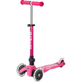 Resim Micro Mini Micro Deluxe Foldable Led Pink Unisex Çocuk Pembe Scooter 