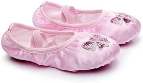 Resim SAFIGLE Taban Bale Ayakkabısı Şerit Bale Terliği Dans Ayakkabıları Çocuk Yoga Ayakkabıları 